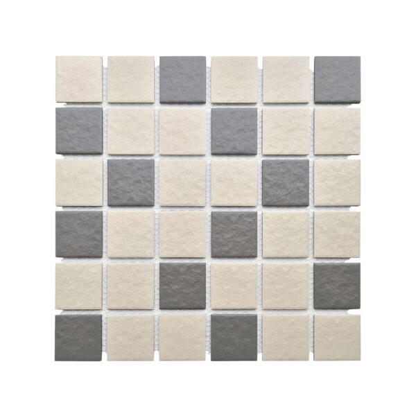 Glazed Mosaic Matt Grey Mix