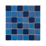 Glazed Mosaic Mixed Blue