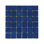 Glazed Mosaic Cobalt Blue