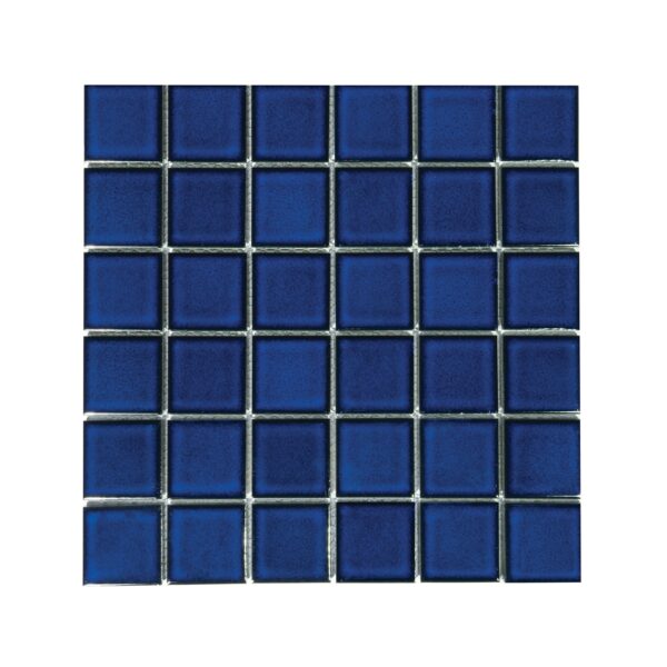 Glazed Mosaic Cobalt Blue