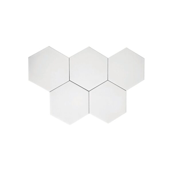 Glass Mosaic grey Hexagon