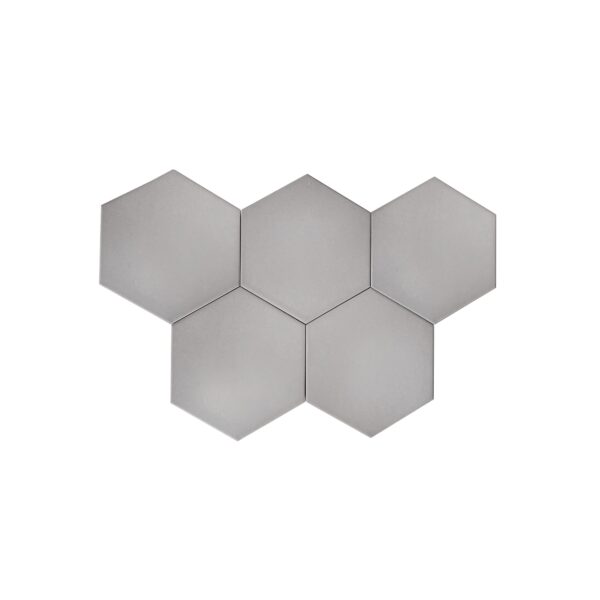 Glass Mosaic grey Hexagon