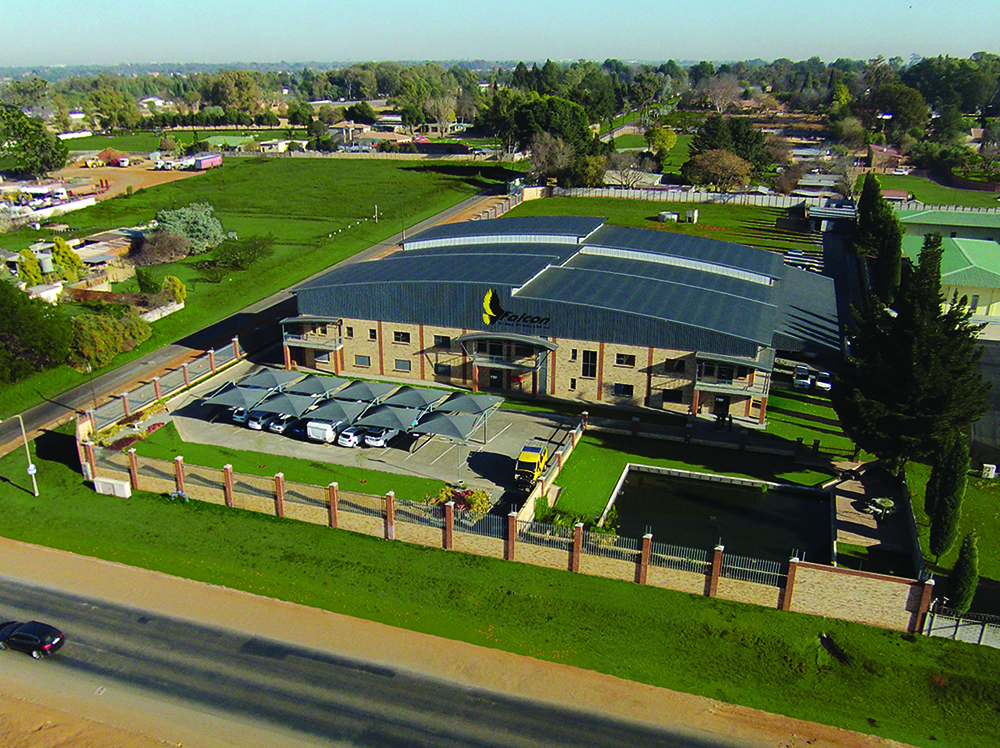 Falcon offices aerial