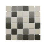 Porcelain Mosaic Grey Charcoal Mix