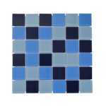 Crystal Glass Mosaic Deep Ocean Mix
