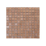 Glass Mosaic Rose Gold Zebra