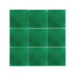 Porcelain Mosaic Vintage Bottle Green