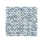 Stick On Mosaic Honeycomb Cafe Crema