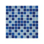 Glass Mosaic Denim 25 x 25 mm